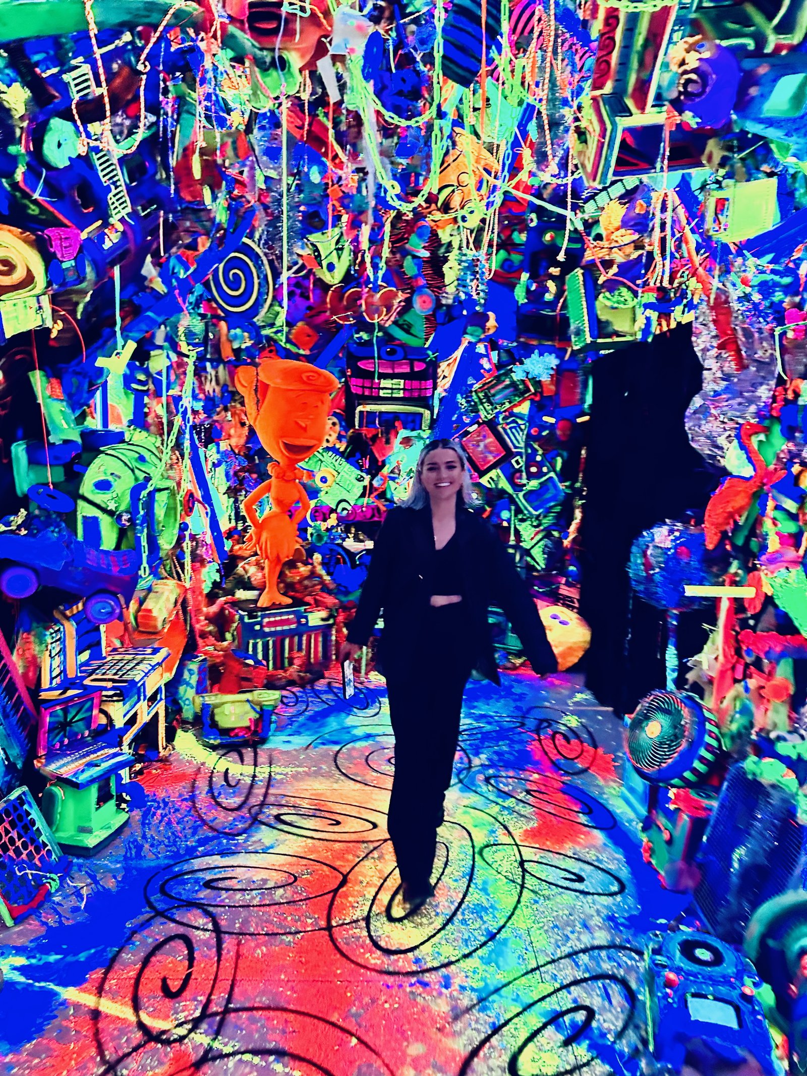 Neon art installation