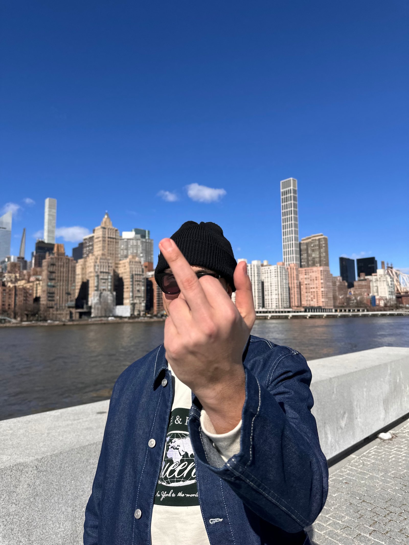 Chris giving New York a piece of his mind