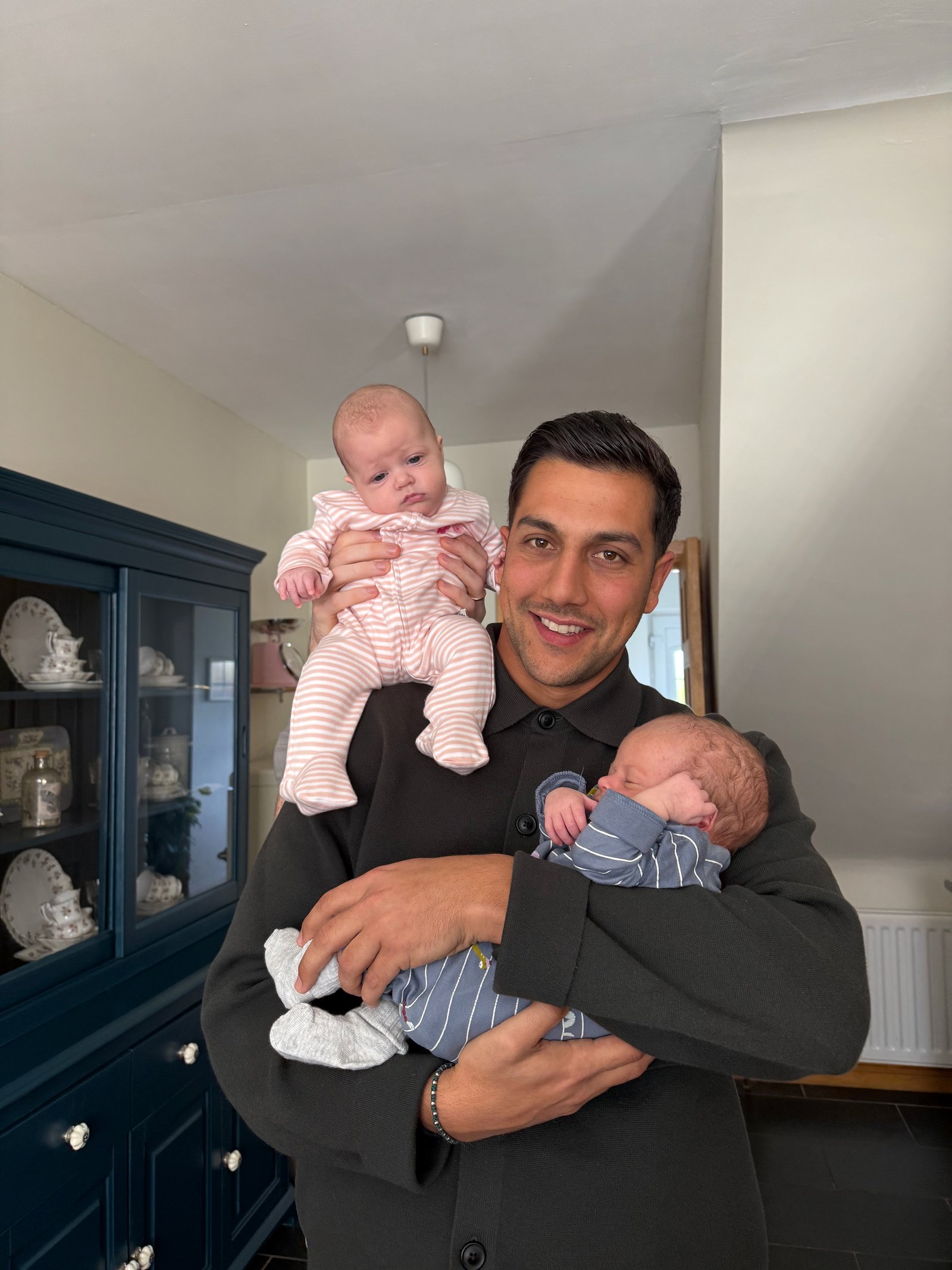 Chris with the little ones